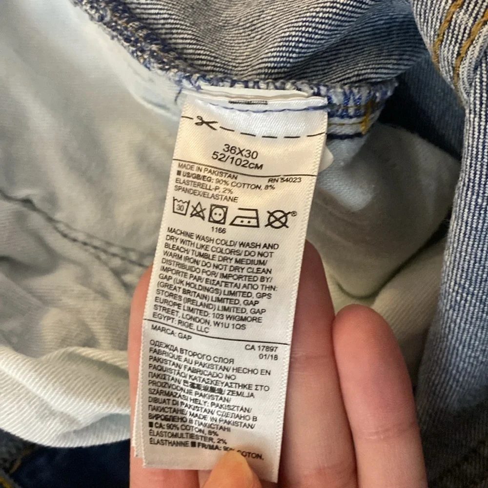 GAP Men’s Blue Skinny Jeans Size 36/30